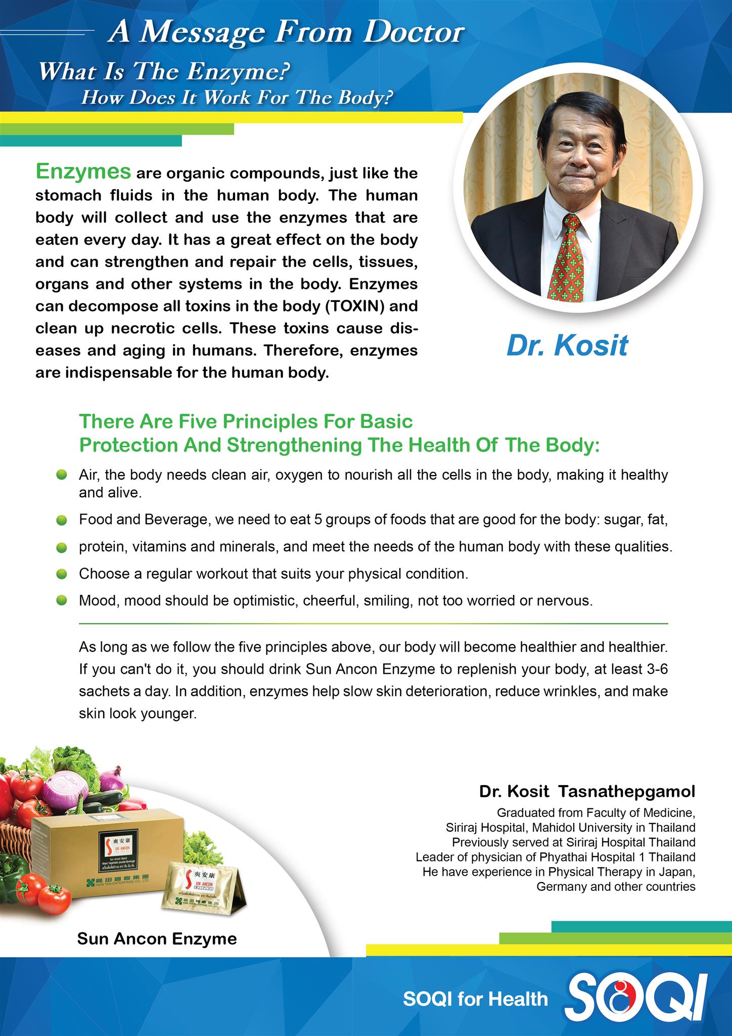 Dr Kosit's article on Enzyme